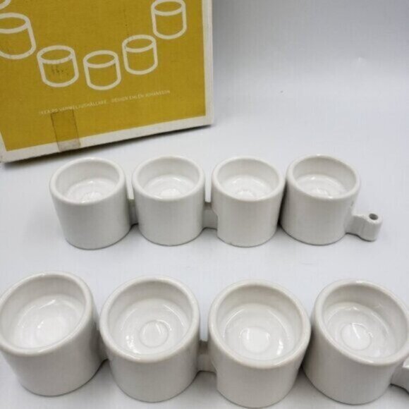 IKEA Tealight Holders White Linking Original Box Full Set of 12 - Picture 6 of 16